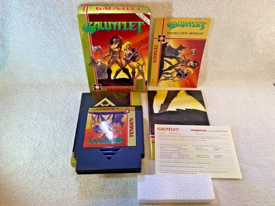 Gauntlet (Nintendo NES, 1987) CIB Completo - Carro Negro Tengen con Póster Foto 1 de 4
