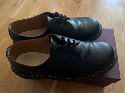 Dr Martens 1461 Black Quilon 12877001 UK 10 EU 45 Made in England — 第 1/4 张图片