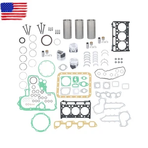 Kit de revisión de reconstrucción de motor para Kubota D1503 L2900 L3000 L3010 L3130, cargadoras - Imagen 1 de 12