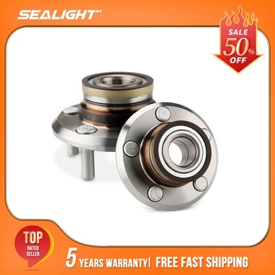 2PCS Front Hub Bearing 5 Lug Fits 2005-2011 Chrysler 300 2007-2010 Dodge Charger - Imagem 1 de 4