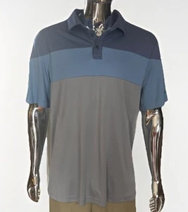 Polo de golf Grand Slam Performance azul gris bloques de colores para hombre L - Imagen 1 de 11