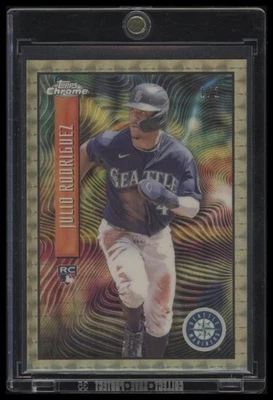 2022 Topps Chrome Julio Rodriguez Expose Superfractor 1/1 EX-2 RC - Image 1 of 2