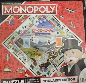 Monopoly Board Game Puzzle BRAND NEW(UN-OPENED  - Picture 1 of 4