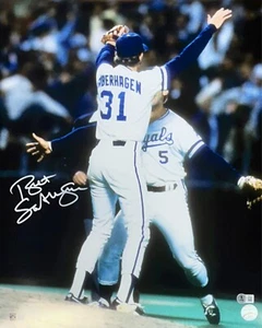 Bret Saberhagen - Kansas City Royals MLB - Foto firmada 16x20 #2 AUTO - BAS - Imagen 1 de 1
