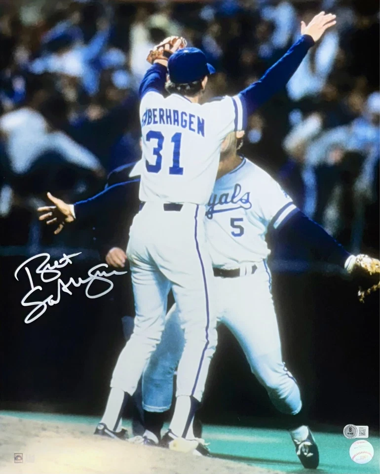BRET SABERHAGEN - Kansas City Royals MLB - Signed 16x20 Photo #2 AUTO - BAS - Image 1 of 1