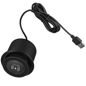 3 In 1 Embedded Quick Charger USB Desktop Wireless Charger For Wireless Charging - Picture 1 of 11