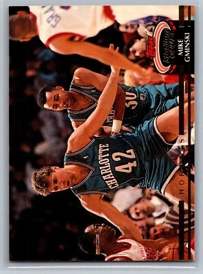 Mike Gminski 1992-93 Stadium Club BASKETBALL #175 Charlotte Hornets - Image 1 of 2