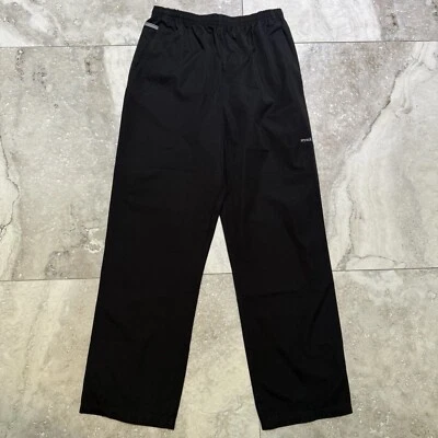 Pantalones Ryka negros de poliéster con cordón tiro alto medianos  Foto 1 de 4