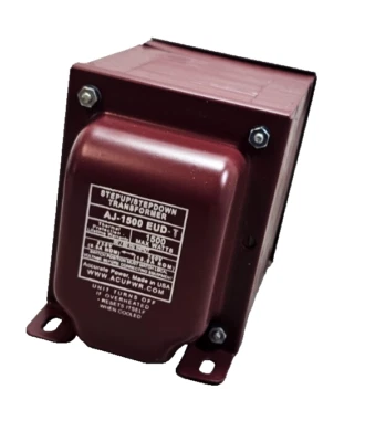 Nuevo transformador ascendente/descendente ACUPWR AJ-1500EUD-T 1500W 100 a 220/240V Foto 1 de 4