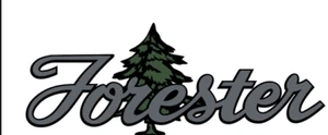 Forester  Vintage Travel Trailer Reproduction Canned Ham Decal 50's & 60's Grey - Picture 1 of 2
