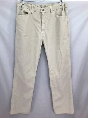 Pantalones Levis De Colección Pana U.S.A Para Hombre 36x31 Beige Mezcla Algodón Etiqueta38x31 (Manchas Foto 1 de 4