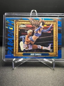 2025 Topps WWE Chrome - Paradigm Insert Jade Cargill Blue Refractor #098/150 - Bild 1 von 2