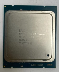 Intel i7 SR1AT i7-4930K 3.4GHz 12MB Cache 5.00GT/s Socket 2011 6-Core Processor - Picture 1 of 4