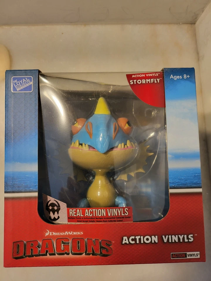 DREAMWORKS DRAGONS VINILOS DE ACCIÓN, 6" STORMFLY, FIGURA "CÓMO ENTRENAR A TU DRAGÓN" Foto 1 de 2