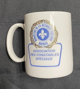 Official Quebec Public Safety Special Constable Association Coffee Mug. - Picture 1 of 4