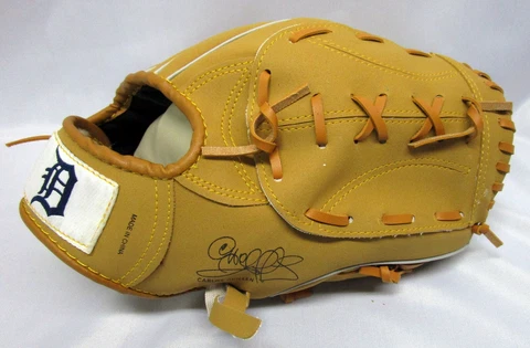 Detroit Tigers 2005 Carlos Guillen Ball Park Promo Baseball Glove-NEW Cover