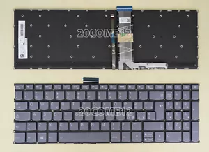 Nuovo per Lenovo IdeaPad Slim 3 15AMN8 82XQ tastiera retroilluminata italiana tastiera grigia - Foto 1 di 2