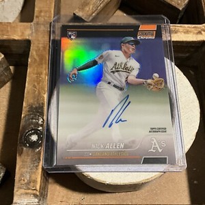 Nick Allen 2022 Stadium Club Chrome Rookie Refractor Card SP RC Auto /25