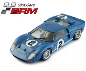 BRM 1/24 Ford GT40 MKII #2 12h Sebring 1966 Slot Car Dan Gurney BRM168 - Picture 1 of 4