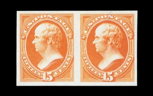 US #152P3; 15¢ PAR A PRUEBA DE PLACAS WEBSTER EN LA INDIA, NGAI - Imagen 1 de 2