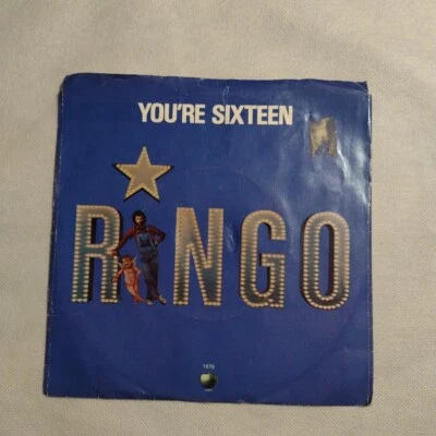 Ringo Starr - You're Sixteen/Devil Woman (Vinyl 45rpm 1973) Apple Records 1870 - Image 1 of 4