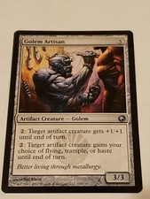 Golem Artisan Scars Of Mirrodin Mtg Card Mint Condition