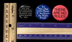 1950S-80S LOTTO #16 (3) "CONOSCERE LE PERSONE GIUSTE" "SENZA REGOLE" DISTORTO/REMIX WM92024 - Foto 1 di 2