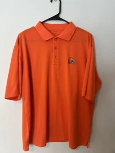 Polo Fanatics Cleveland Browns Uomo L Arancione Leggera Ufficiale NFL - Foto 1 di 4