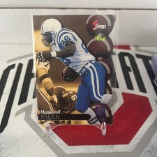 1995 Classic 5 Sport - Picture Perfect Silver Die-Cut #194 Marshall Faulk