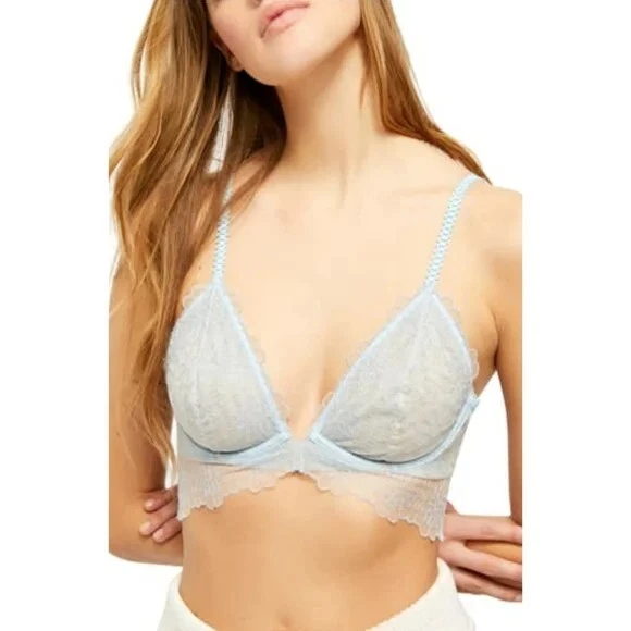 People Lucia Underwire Bra Blue HYDRANDEA Size 34c 4942