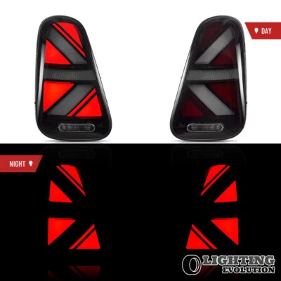 Luzes traseiras de LED para Mini R50 R52 R53 Cooper 2002-2006 lente de fumaça lâmpada de freio traseira - Imagem 1 de 4