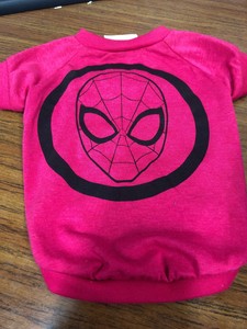 spiderman dog shirt