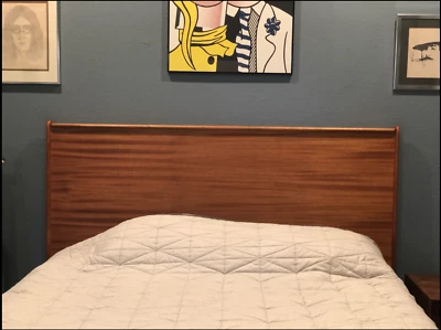 Cabecero Madera Caoba Modelo Trineo Escandinavo Foto 1 de 4