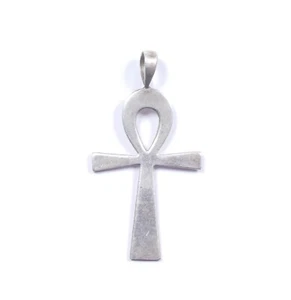 Pequeño colgante de cruz Ankh plata esterlina 925 1 g - Imagen 1 de 7