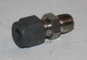  1/4" Tube x 1/8" MNPT  Male Fitting 316s SSP Unilok ISSU4MC2 - Picture 1 of 4
