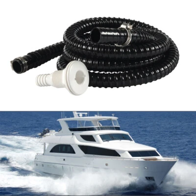 3/4 Inch Bilge Pump Installation Kit With 6FT Hose For Boats Marine Yacht - Image 1 of 4