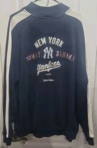New York Yankees X Tommy Bahama MLB WS Embroidered Sweater Men's Size XXL Used - Picture 1 of 10