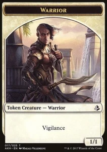 MTG Magic the Gathering Token - Warrior (17/347) Amonkhet LP - Picture 1 of 1