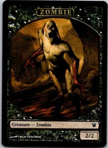 Magic the Gathering Zombie #7 Token Innistrad MTG Free Shipping! - Picture 1 of 1