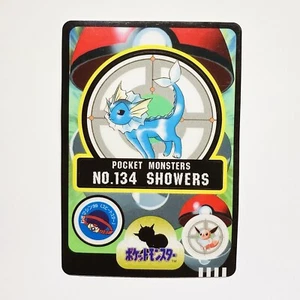Vaporeon 134 Showers Pocket Monsters Pokemon Japanese Sealdass Sticker - Picture 1 of 3