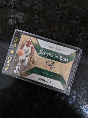 2006-07 Upper Deck SP Rookie Threads Scripted in Time Rajon Rondo(Z4) - Image 1 of 2