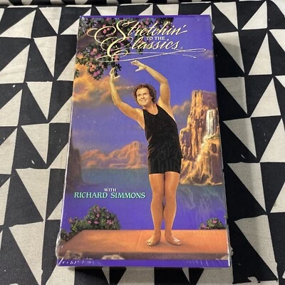 Stretchin' To The Classics Richard Simmons VHS Tape Brand New Sealed Foto 1 de 4