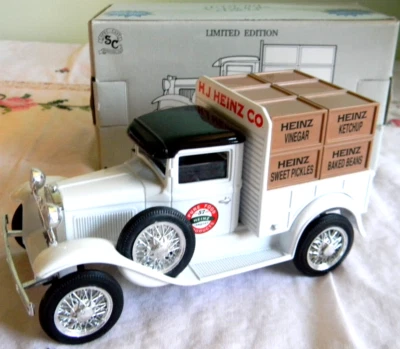 1992 Ford Model A Pick Up Heinz Delivery Truck Coin Bank Die Cast 1/25 Scale VG - Image 1 of 4