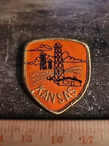 Vintage State of Kansas Sew On Patch FREE SHIPPING V2 - Picture 1 of 2