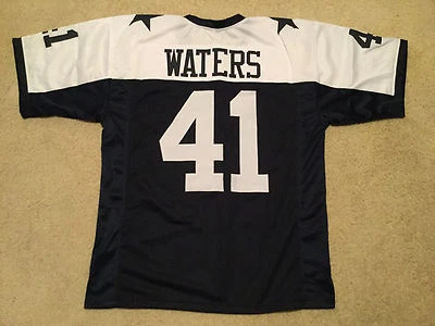 UNSIGNED CUSTOM Sewn Stitched Charlie Waters Thanksgiving Jersey - Extra Large - Image 1 of 2