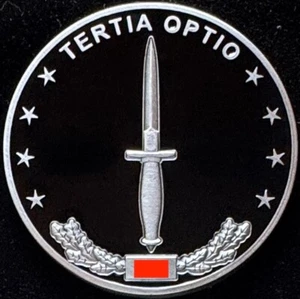 CIA Special Operations Group SOG Tertia Optio Serialized Challenge Coin - Picture 1 of 2