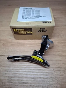 Retro Vintage Części rowerowe NIB NOS Suntour XC Comp Przerzutka przednia FD-XC01-GXH - Zdjęcie 1 z 8