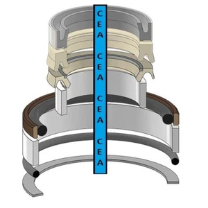 87445307-NP Hydraulikzylinder Dichtsatz passend für New Holland B90B B95 B100B B110 B115 - Bild 1 von 1