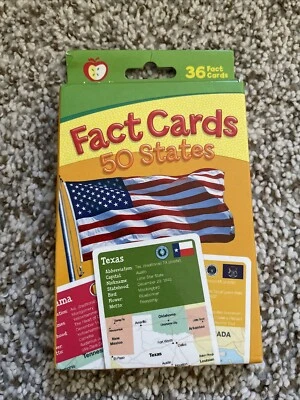 Fact Cards US States 50 With 36 Fact Cards - Image 1 of 2