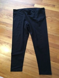 NEW GEORGE FULL FIGURE WALMART LADIES BLACK LEGGINGS 3X - Picture 1 of 4